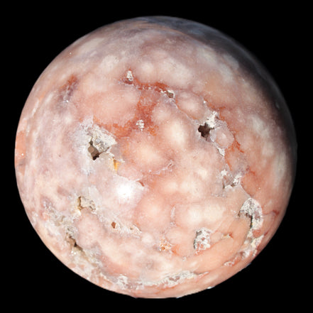 Sakura Agate sphere 98mm 1200g in sunshine - Rocks and Things Store