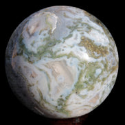 Moss Agate sphere 335g - Rocks and Things Store