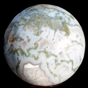 Moss Agate sphere 335g - Rocks and Things Store