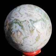 Moss Agate sphere 335g Rocks and Things