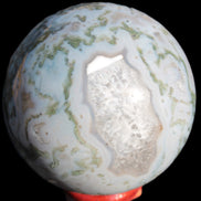 Moss Agate sphere 335g Rocks and Things