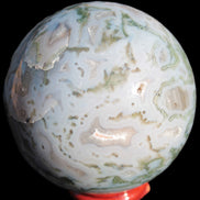 Moss Agate sphere 335g Rocks and Things
