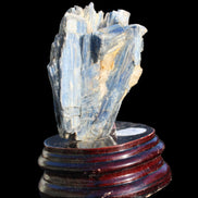 Kyanite cluster with stand 573g in su nlight - Rocks and Things Store