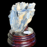 Kyanite cluster with stand 573g in su nlight - Rocks and Things Store