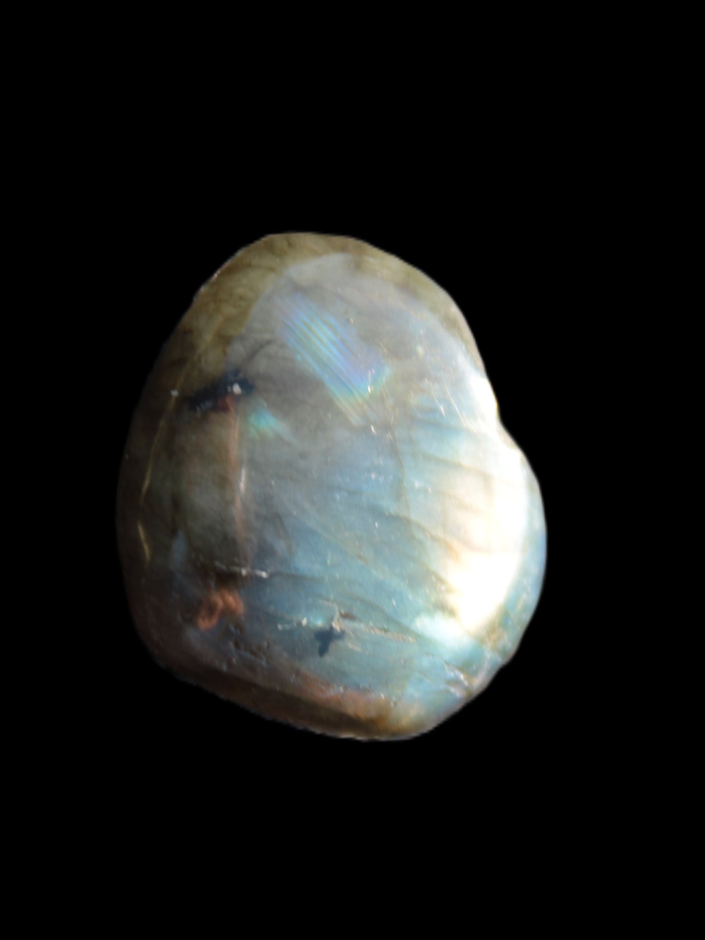 Labradorite heart 21mm - 25mm  8.2g - 9.2g Rocks and Things