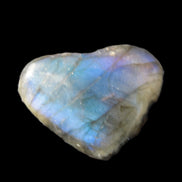 Labradorite heart 21mm - 25mm  8.2g - 9.2g Rocks and Things