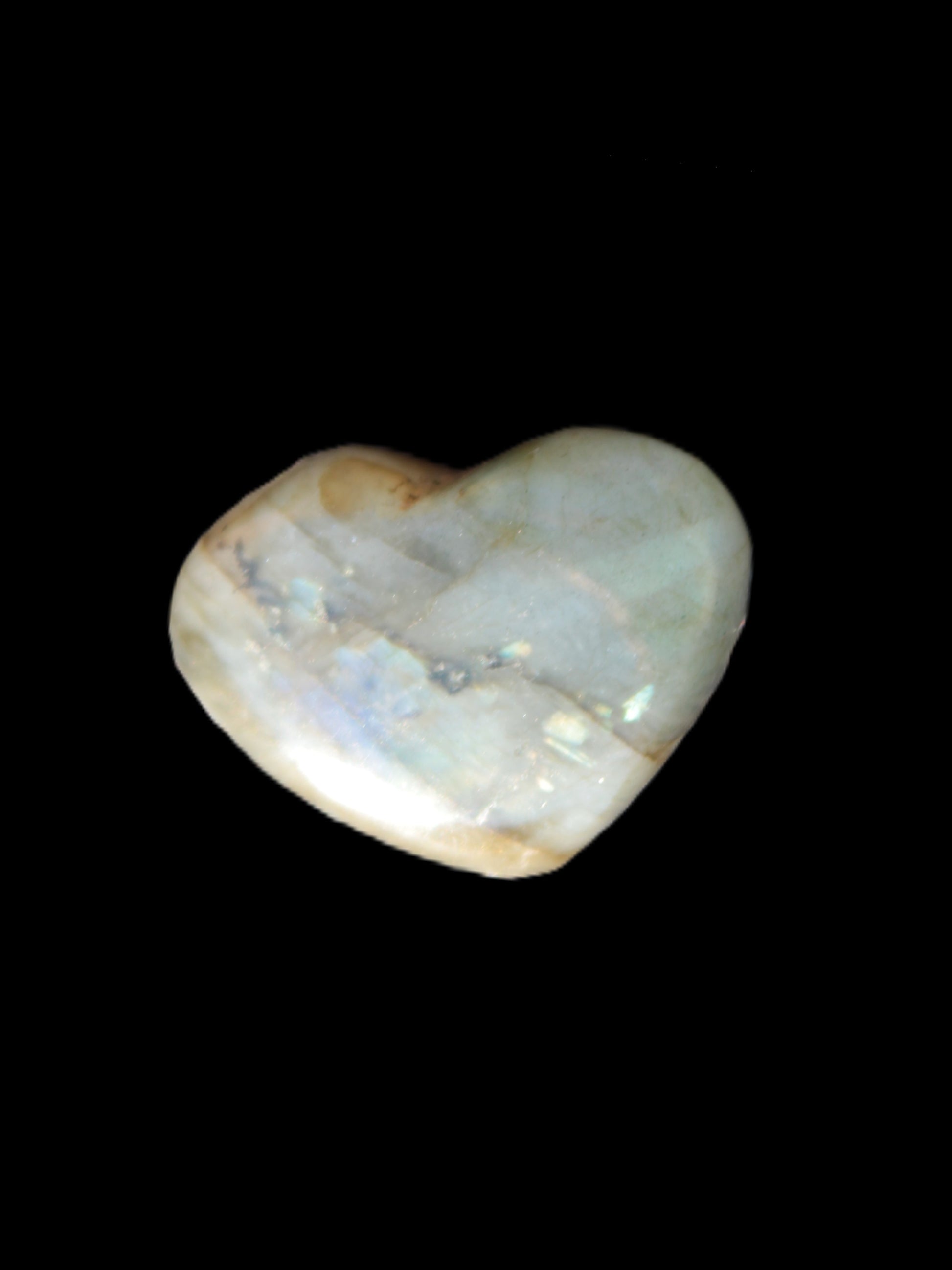 Labradorite heart 21mm - 25mm  8.2g - 9.2g Rocks and Things