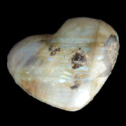 Labradorite heart 21mm - 25mm  8.2g - 9.2g Rocks and Things