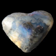 Labradorite heart 21mm - 25mm  8.2g - 9.2g Rocks and Things