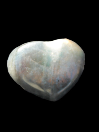 Labradorite heart 21mm - 25mm  8.2g - 9.2g Rocks and Things