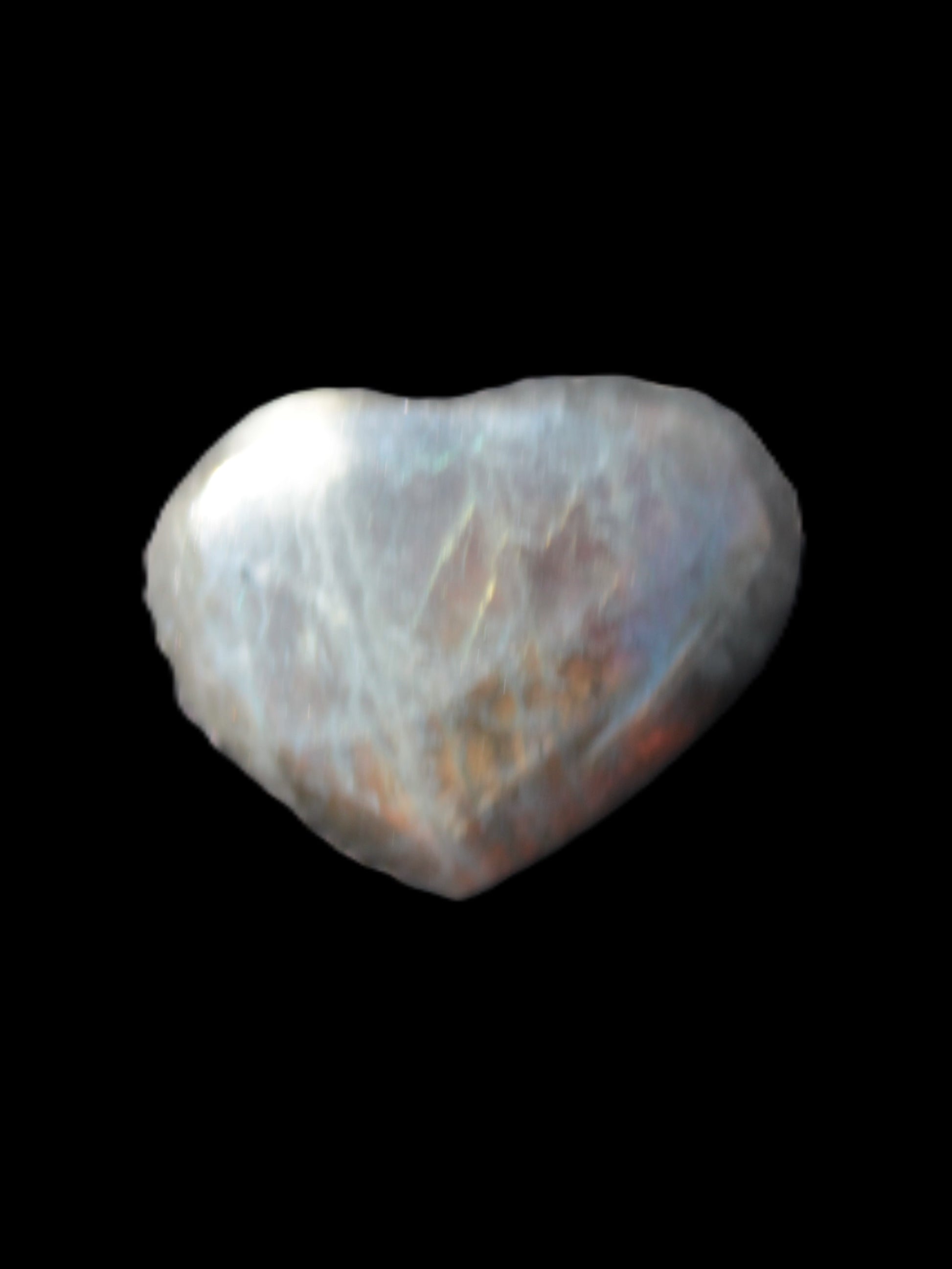 Labradorite heart 21mm - 25mm  8.2g - 9.2g Rocks and Things