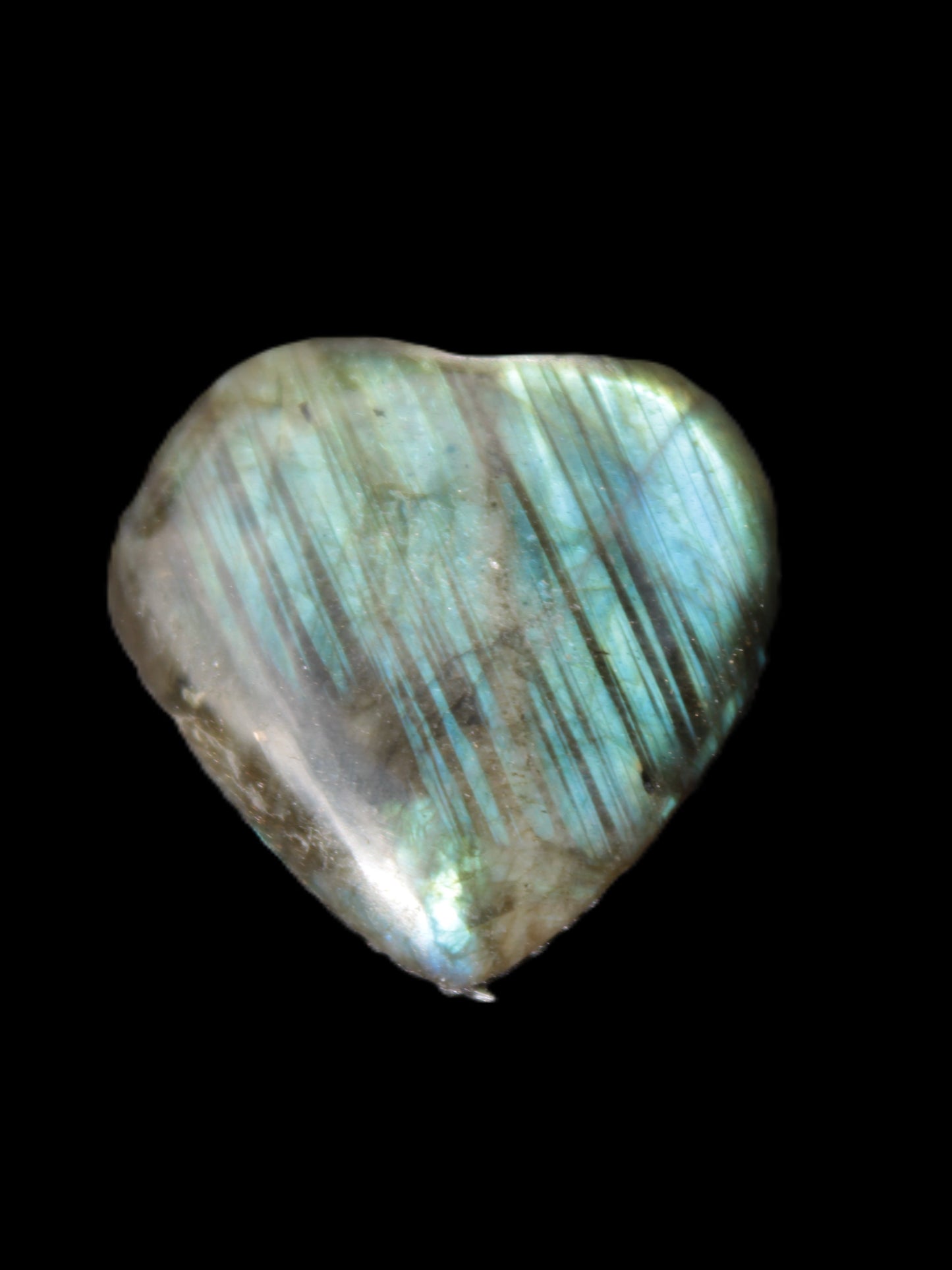 Small Labradorite heart 21mm - 26mm  5.0g - 7.5g Rocks and Things