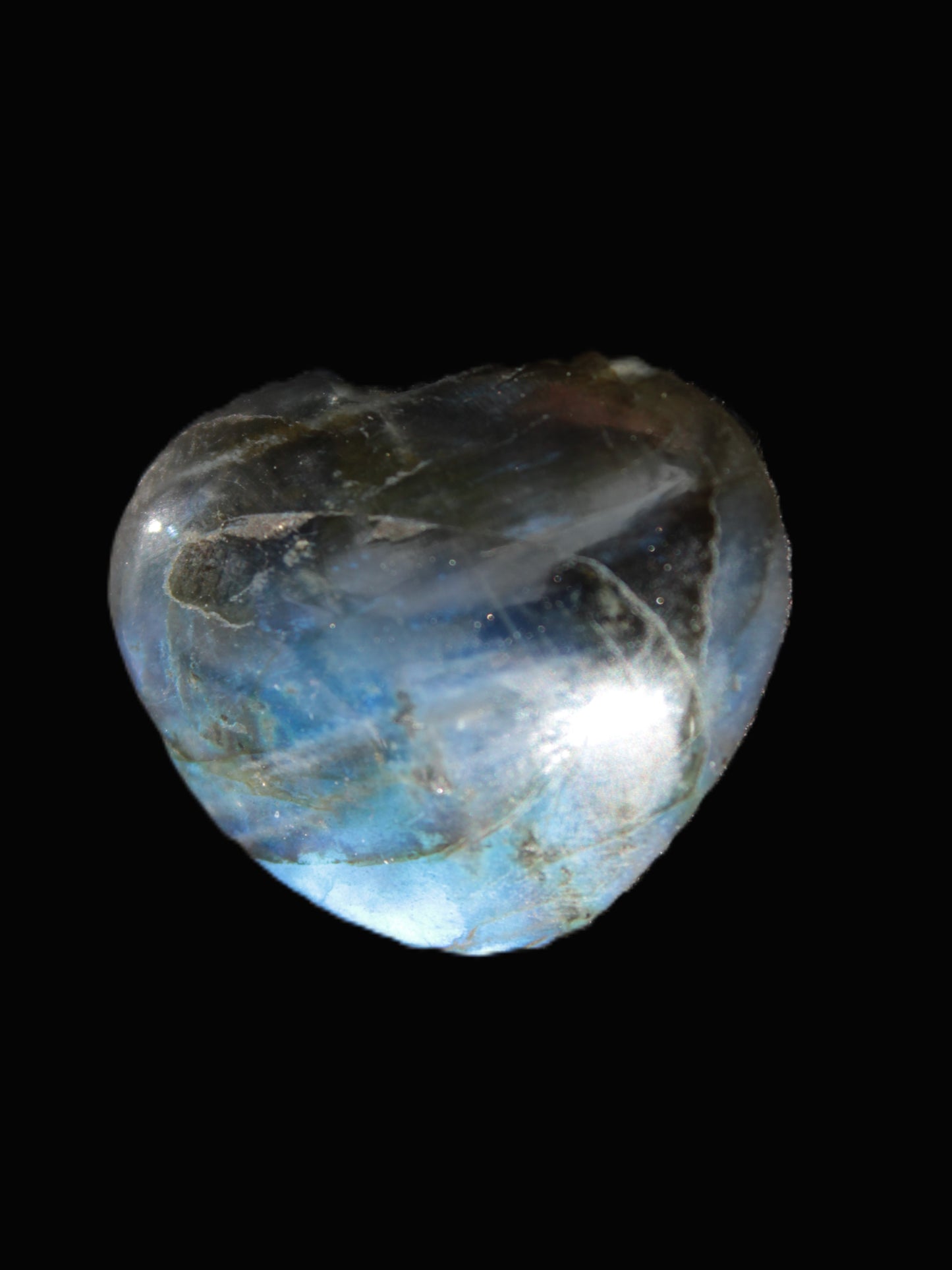 Small Labradorite heart 21mm - 26mm  5.0g - 7.5g Rocks and Things