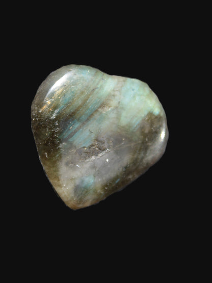 Small Labradorite heart 21mm - 26mm  5.0g - 7.5g Rocks and Things