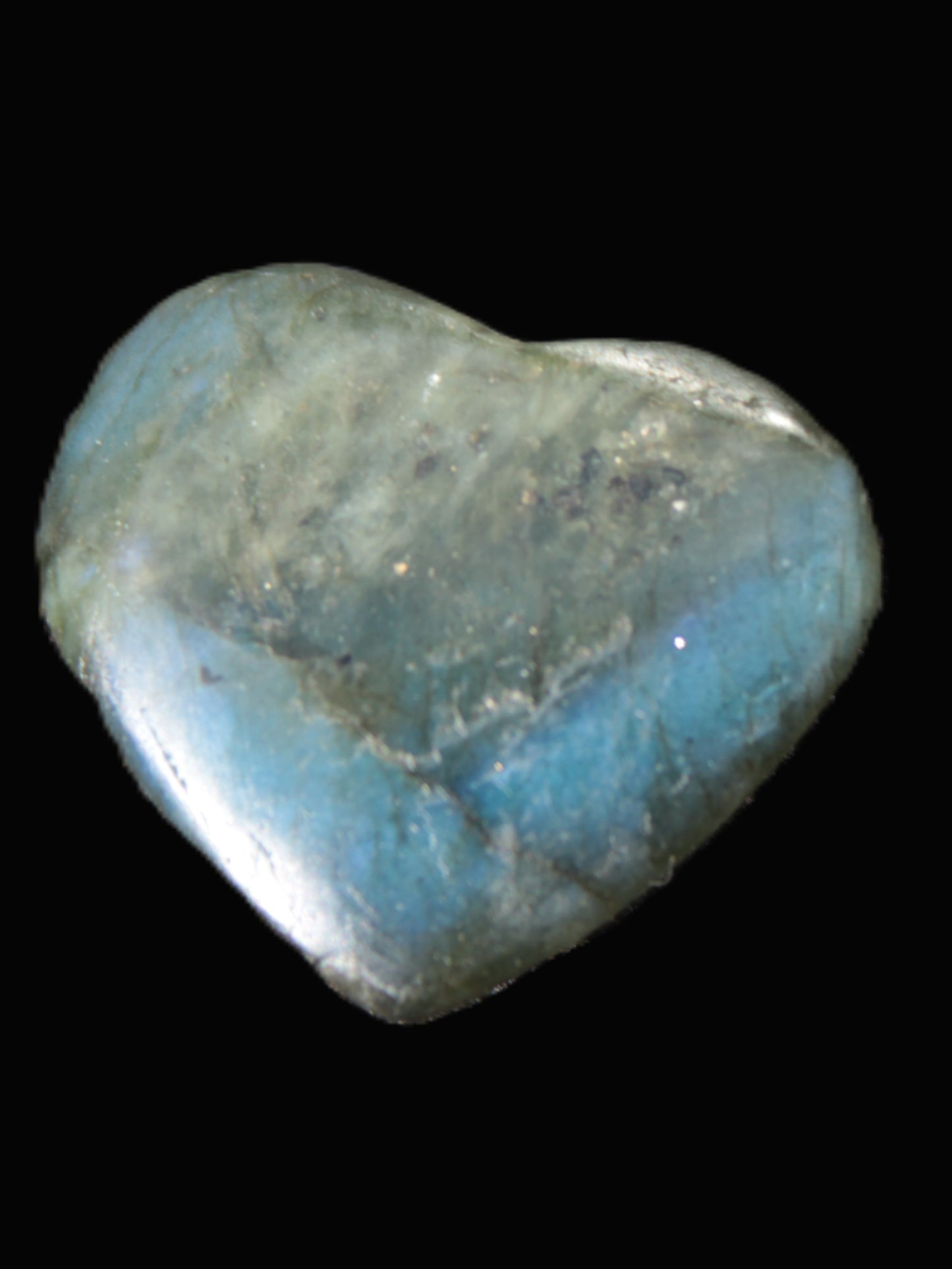 Small Labradorite heart 21mm - 26mm  5.0g - 7.5g Rocks and Things