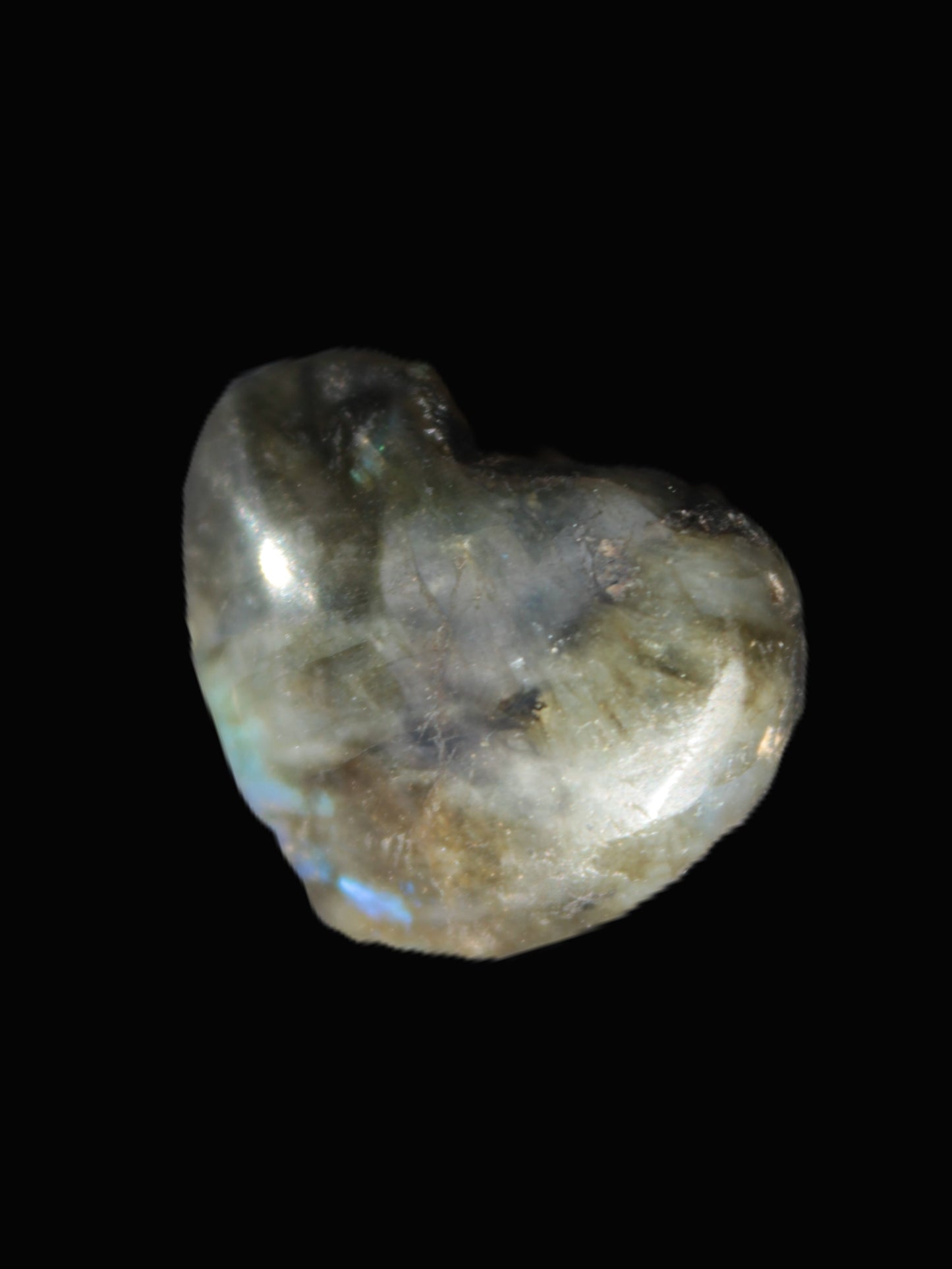 Small Labradorite heart 21mm - 26mm  5.0g - 7.5g Rocks and Things