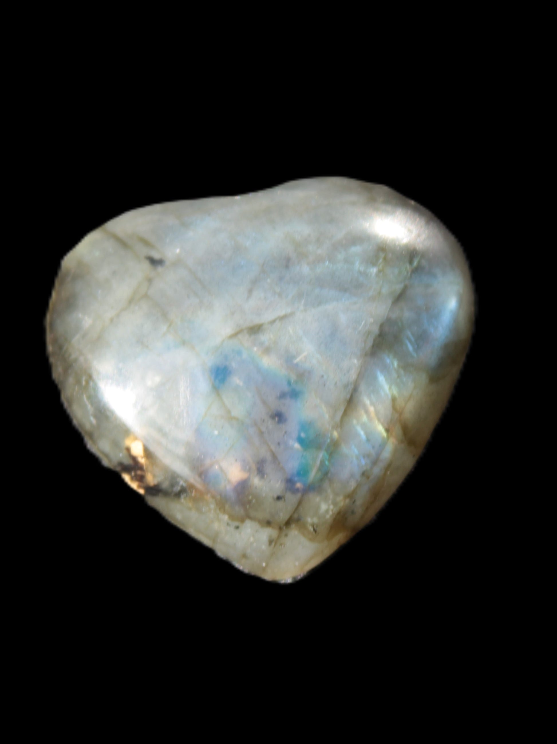 Small Labradorite heart 21mm - 26mm  5.0g - 7.5g Rocks and Things