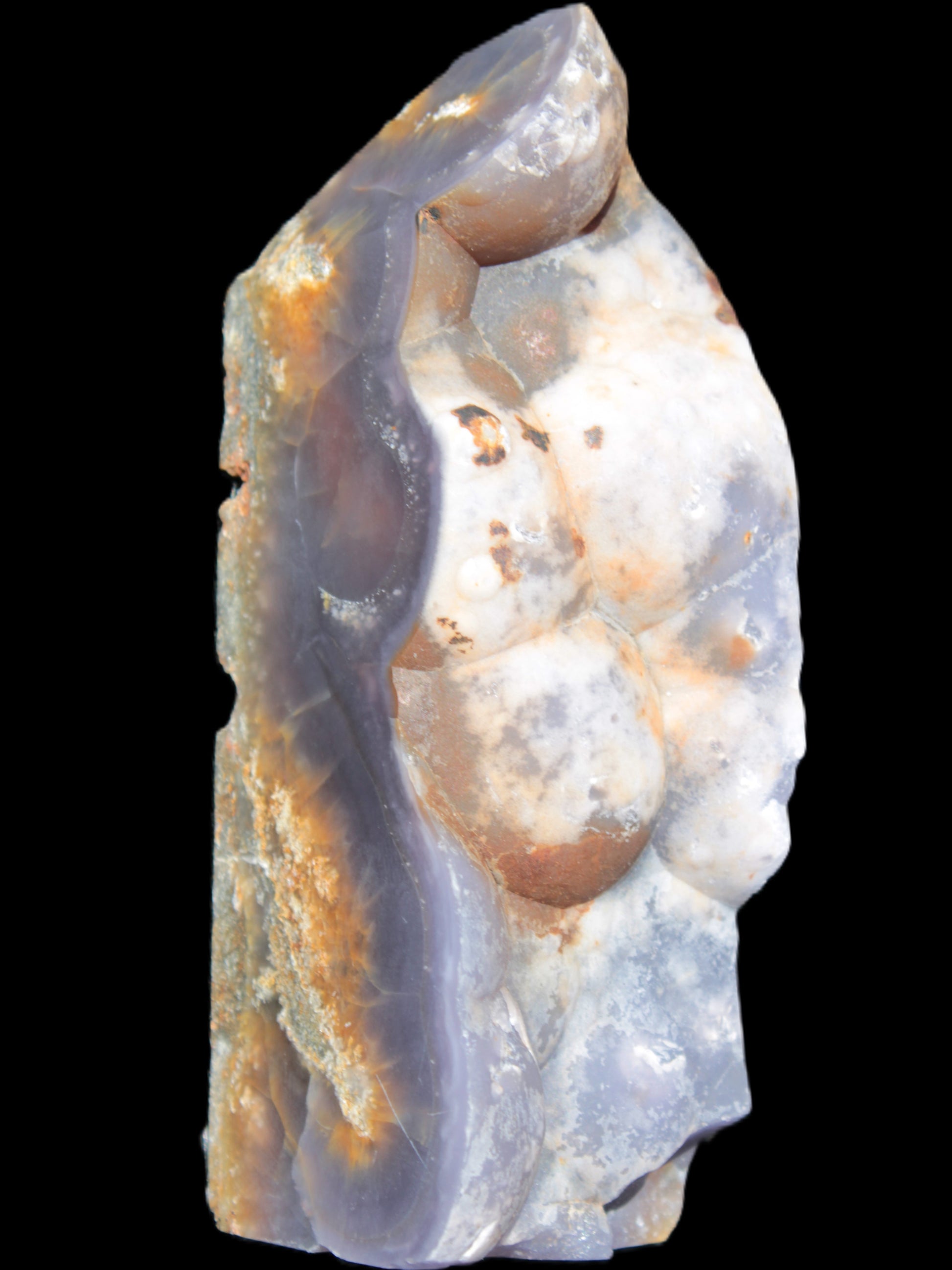 Purple Grape Chalcedony obelisk 121mm 438g