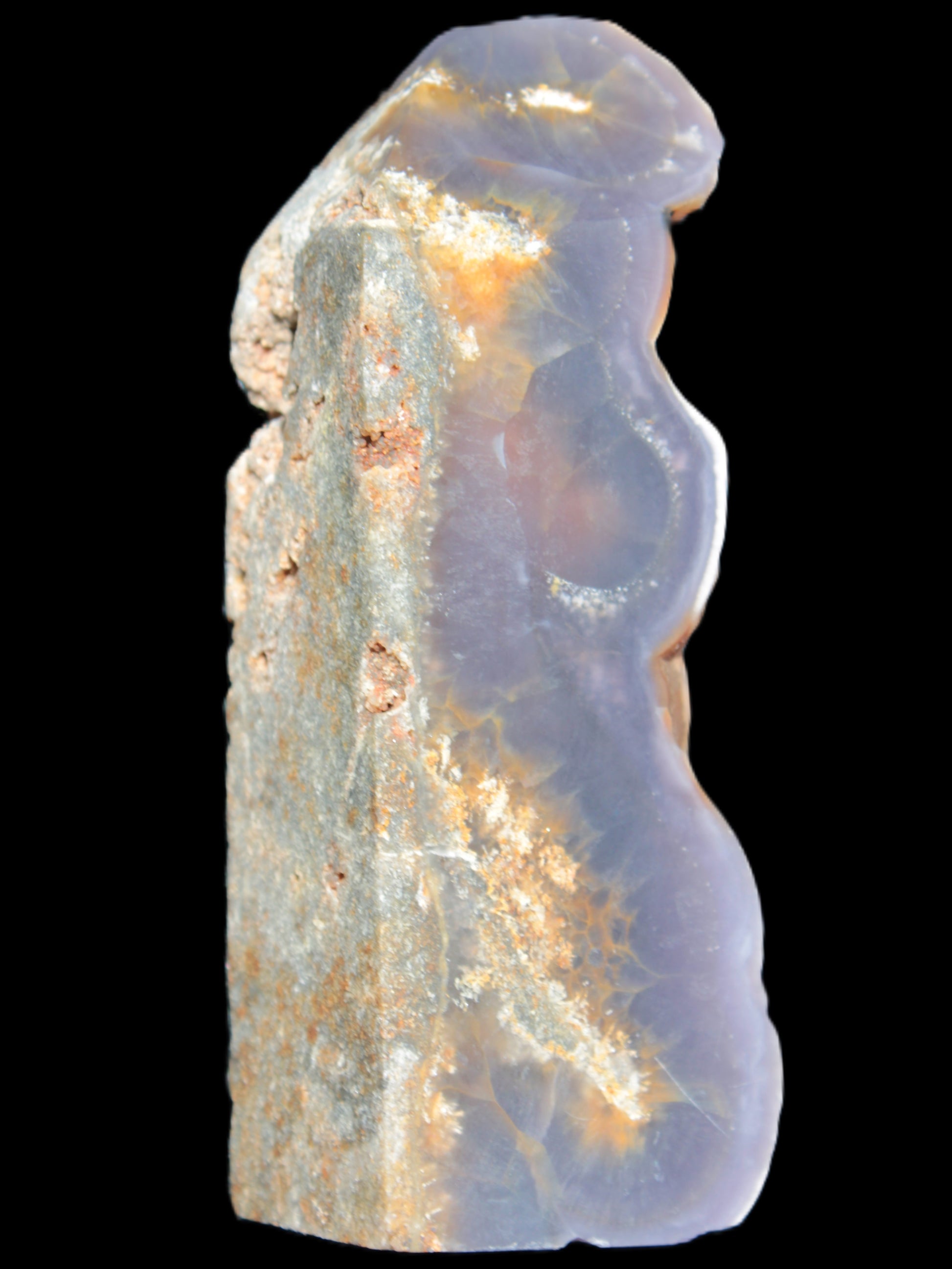 Purple Grape Chalcedony obelisk 121mm 438g