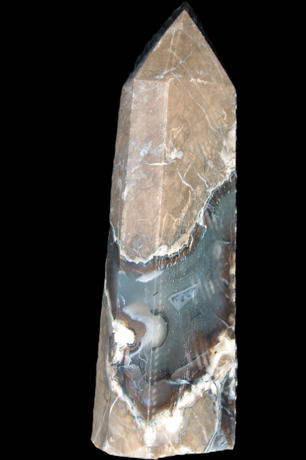 Volcano Agate obelisk 143mm 328g