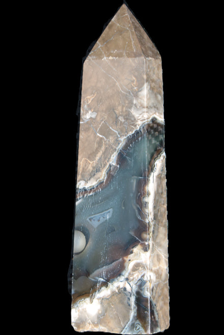 Volcano Agate obelisk 143mm 328g