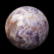 Chevron Fantasy Amethyst sphere 96mm 1424g in sunlight - Rocks and Things Store