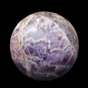 Chevron Fantasy Amethyst sphere 96mm 1424g in sunlight - Rocks and Things Store