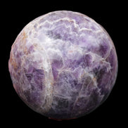 Chevron Fantasy Amethyst sphere 96mm 1424g in sunlight - Rocks and Things Store