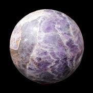 Chevron Fantasy Amethyst sphere 96mm 1424g in sunlight - Rocks and Things Store