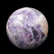 Chevron Fantasy Amethyst sphere 96mm 1424g in sunlight - Rocks and Things Store