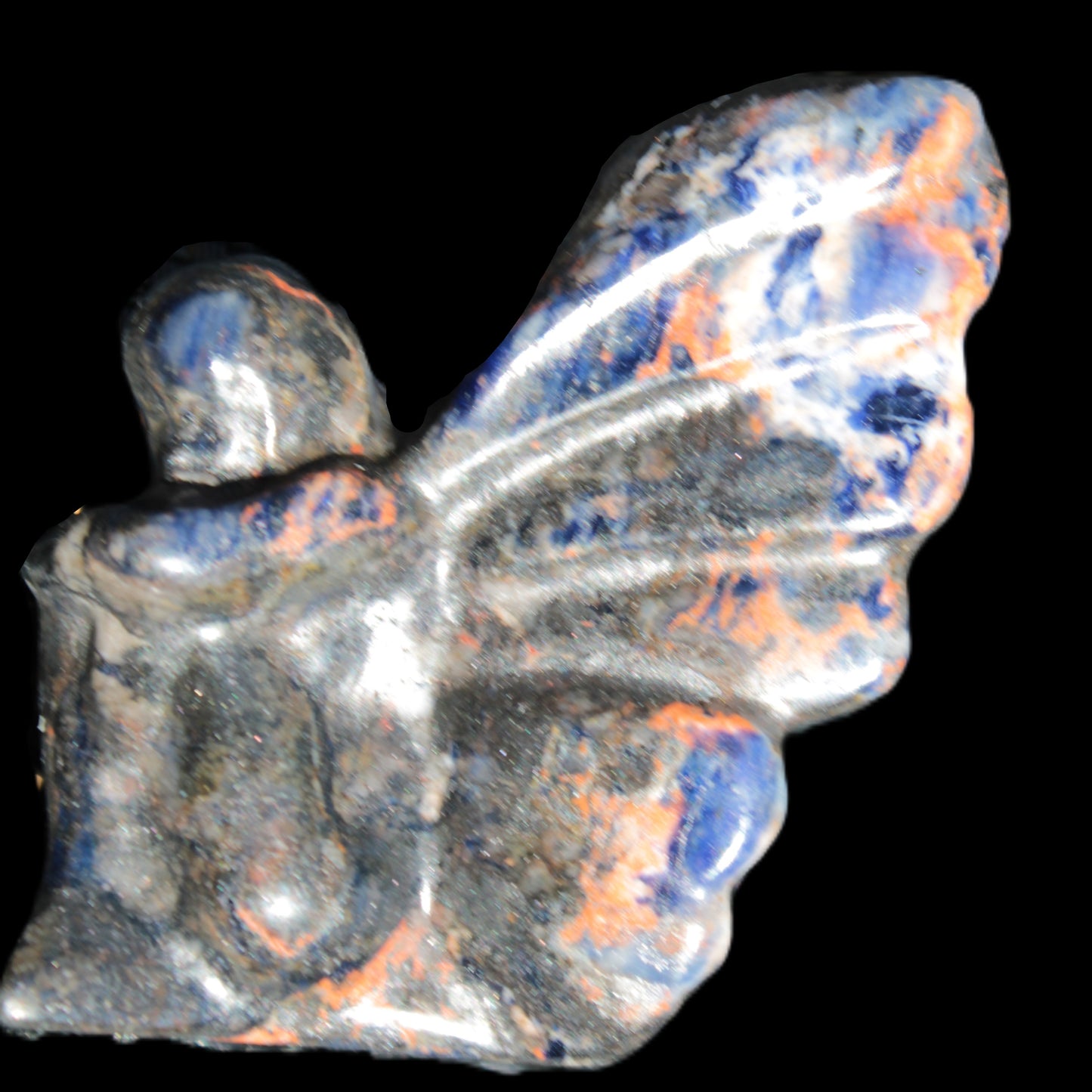 Sodalite hand-carved faerie 99g Rocks and Things