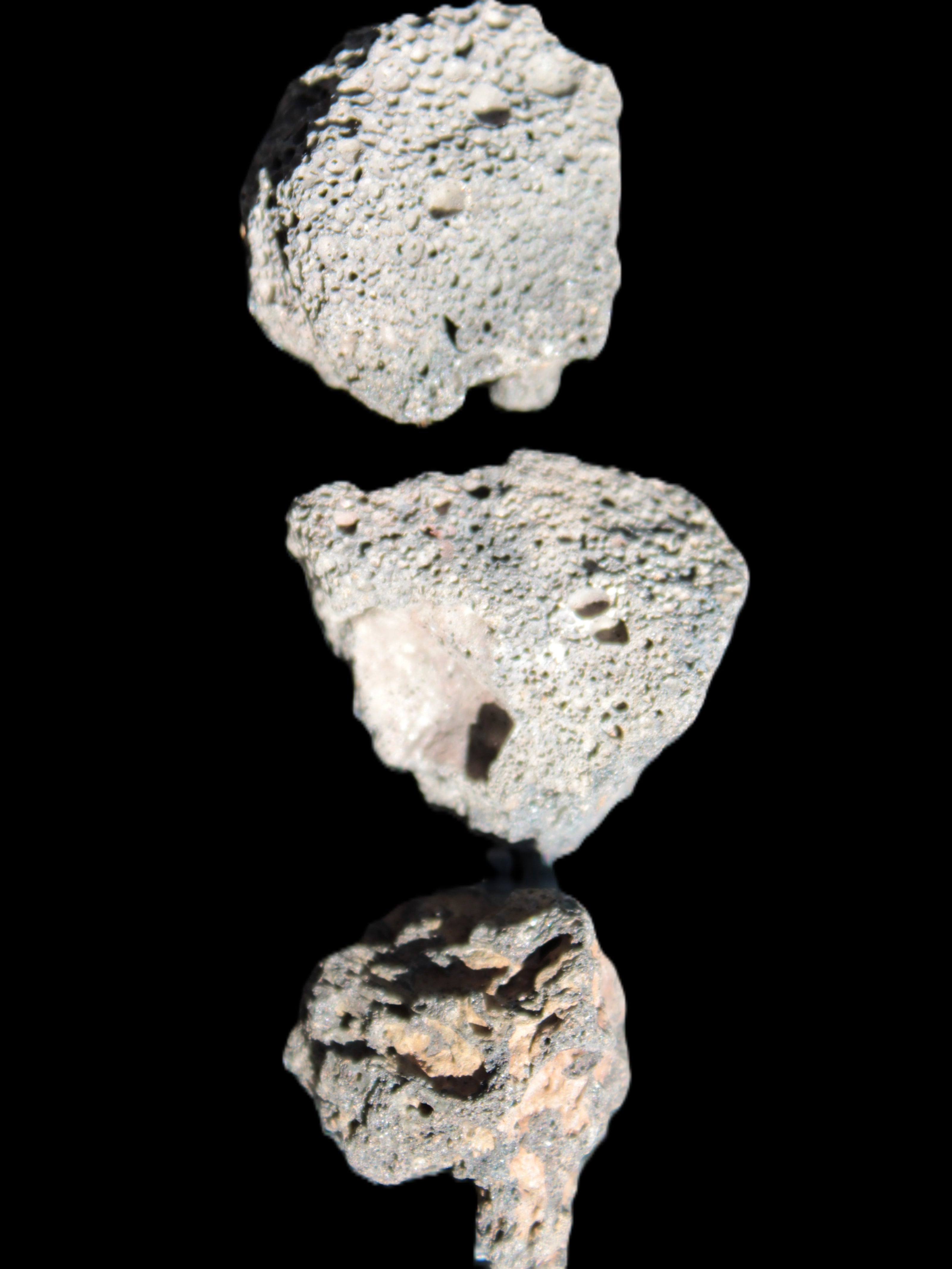 Vesicular Basalt 2/3 stones 22-41mm 18-24g Rocks and Things Store