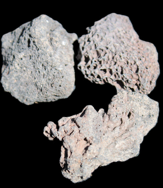 Vesicular Basalt 2/3 stones 22-41mm 18-24g Rocks and Things Store