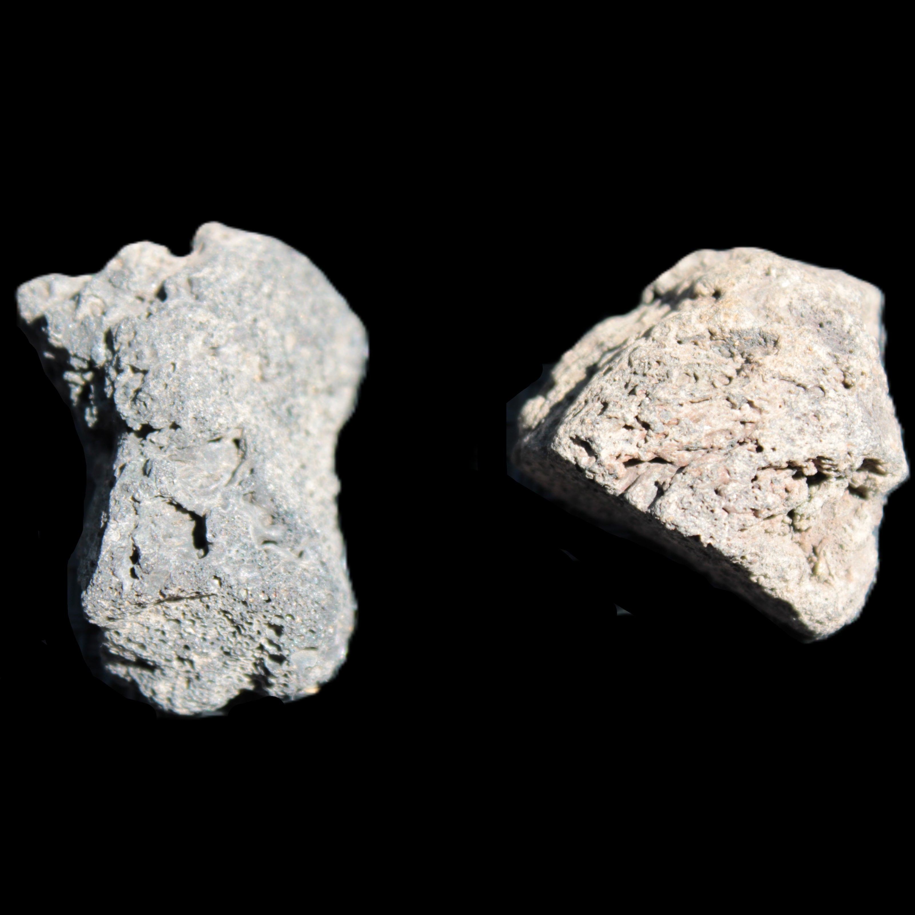 Vesicular Basalt 2/3 stones 22-41mm 18-24g Rocks and Things Store