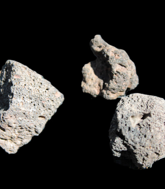 Vesicular Basalt 2/3 stones 22-41mm 18-24g Rocks and Things Store