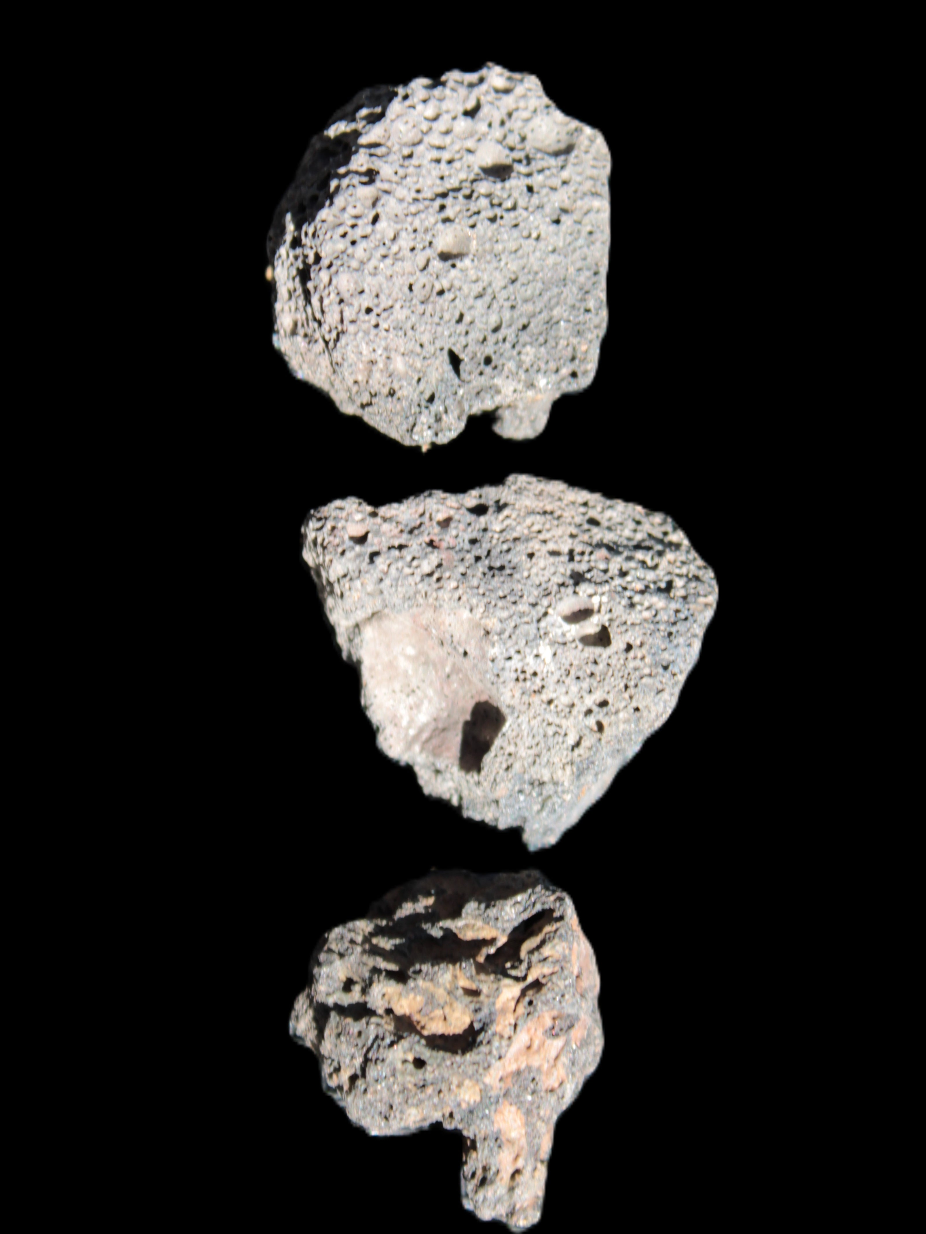Vesicular Basalt 2/3 stones 22-41mm 18-24g Rocks and Things Store