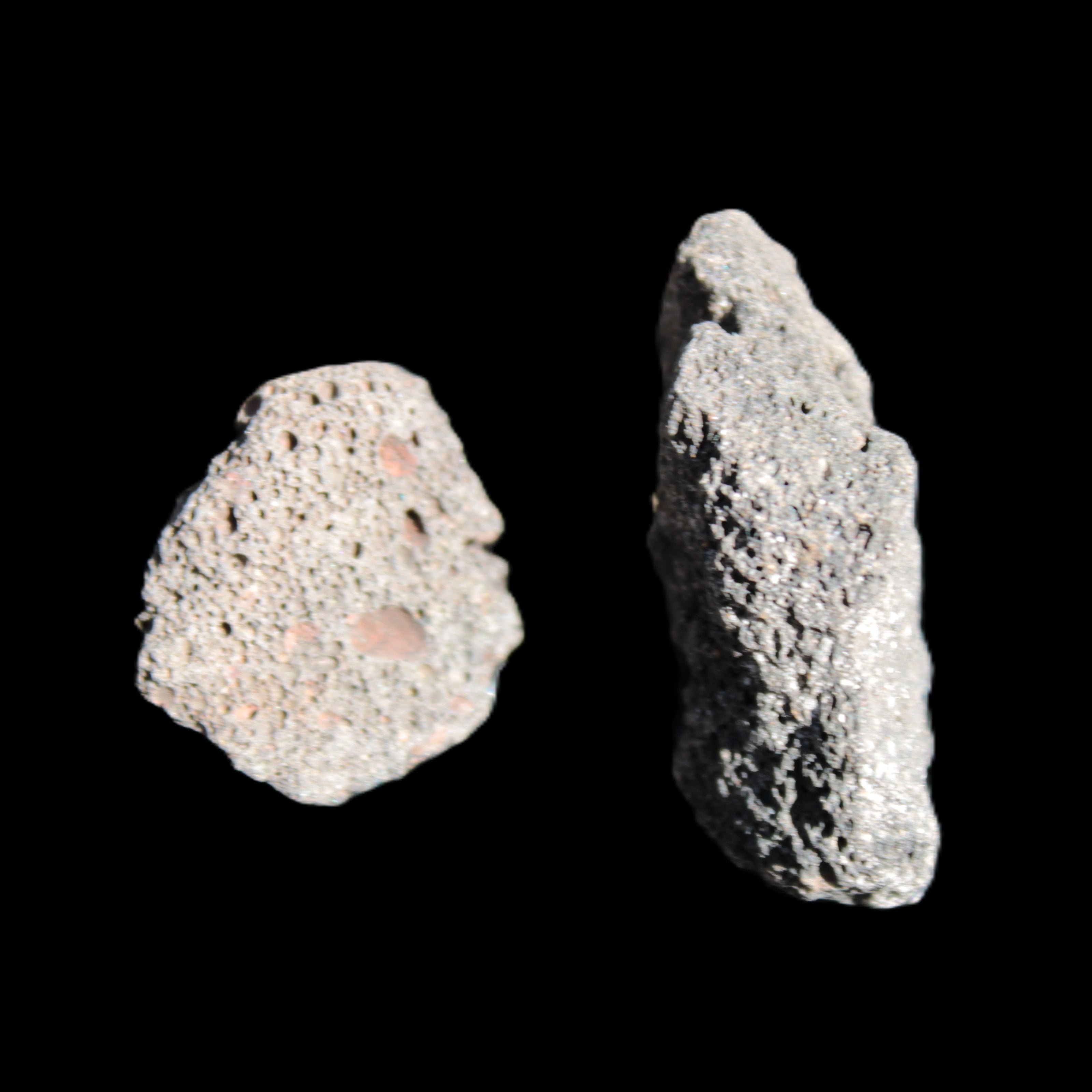 Vesicular Basalt 2/3 stones 22-41mm 18-24g Rocks and Things Store