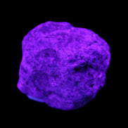 Apatite natural crystal 38/71g in UV light - Rocks and Things Store