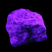 Apatite natural crystal 38/71g in UV light - Rocks and Things Store