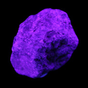 Apatite natural crystal 38/71g in UV light - Rocks and Things Store