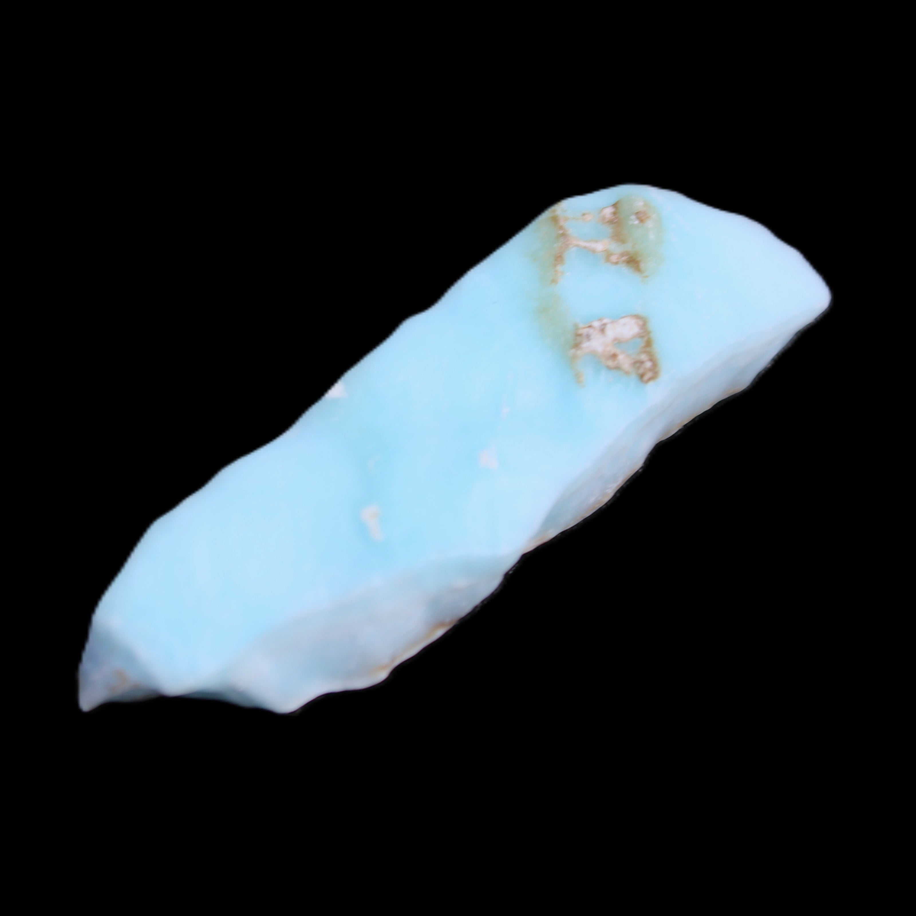 Blue Veszelyite Hemimorphite from Yunnan, China 7.6g in sunlight - Rocks and Things Store