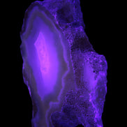 Agate geode slice 84*42*12mm  85g Rocks and Things Store