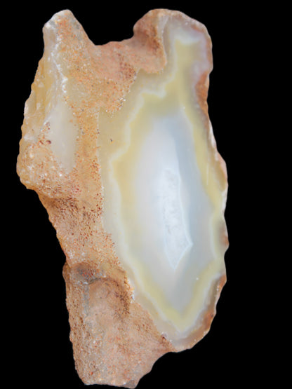 Agate geode slice 84*42*12mm  85g Rocks and Things Store