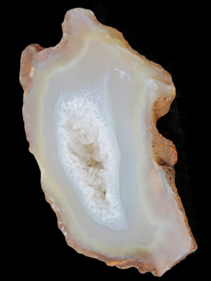 Agate geode slice 84*42*12mm  85g Rocks and Things Store