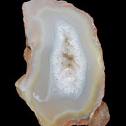 Agate geode slice 84*42*12mm  85g Rocks and Things Store