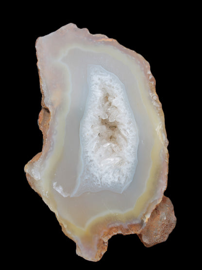 Agate geode slice 84*42*12mm  85g Rocks and Things Store