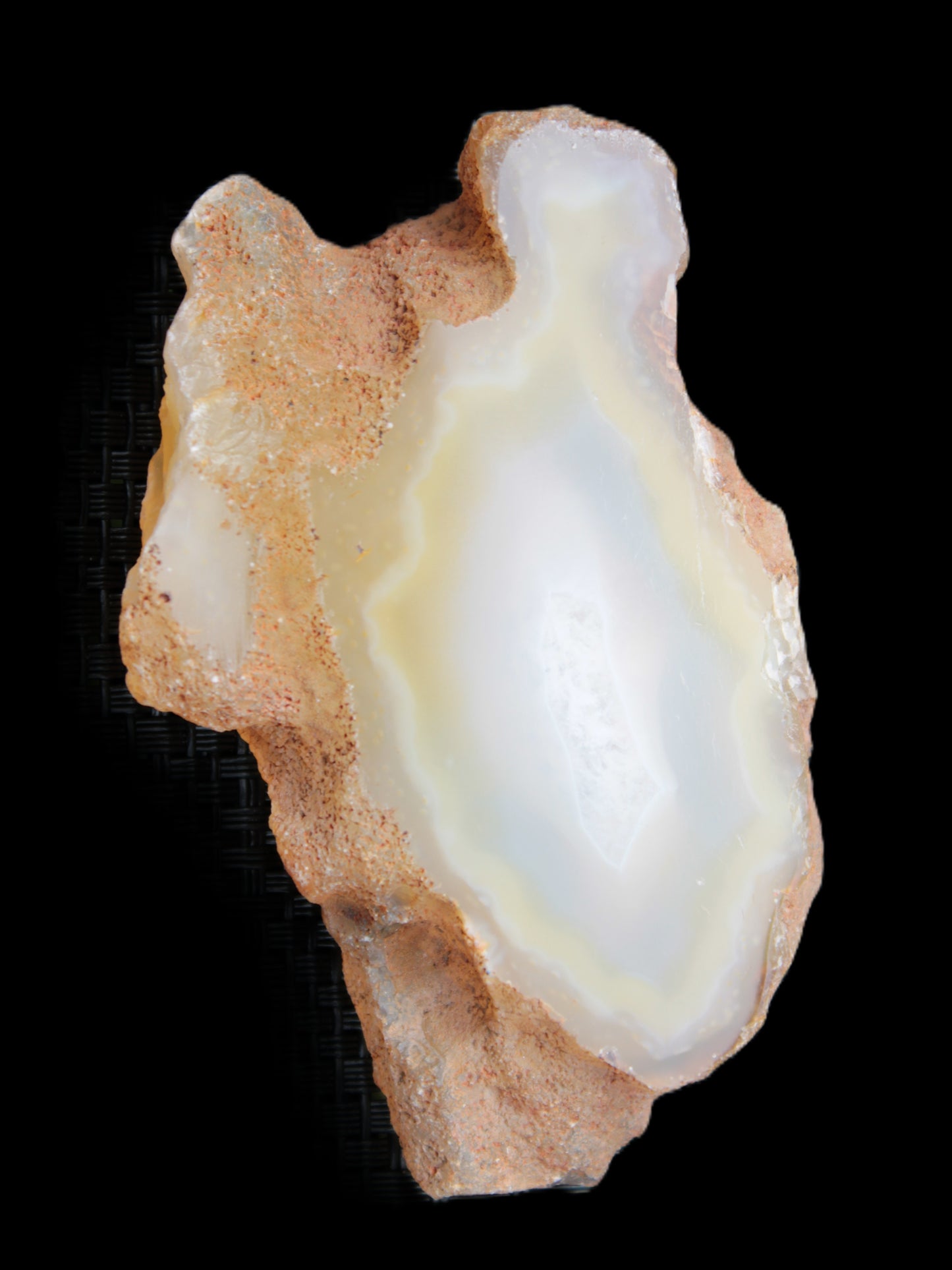 Agate geode slice 84*42*12mm  85g Rocks and Things Store