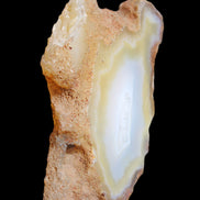 Agate geode slice 84*42*12mm  85g in sunlight - Rocks and Things Store