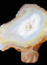 Agate geode slice 84*42*12mm  85g in sunlight - Rocks and Things Store