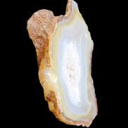 Agate geode slice 84*42*12mm  85g in sunlight - Rocks and Things Store